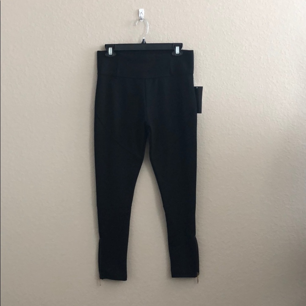 Zara Black High-Waist Leggings